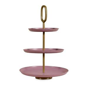 Premium Cake <b>Stand</b> Metal Dessert Cupcake <b>Stand</b> Modern Style High-Rise Round <b>Display</b> <b>Plate</b> Afternoon Tea Snack Rack - Product Image 4