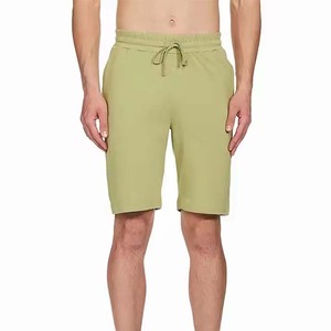 Men's Summer Casual Solid Crew Neck Breathable Polyester/Cotton Heat-Transfer Printed <b>Knitted</b> T-Shirt Shorts <b>Set</b> - Product Image 2