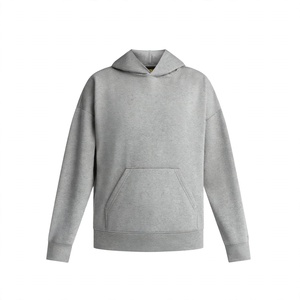 เสื้อฮู้ดโอเวอร์ไซส์สีพื้นสำหรับผู้หญิง ทรงปกติ สวมใส่สบายๆ ในฤดูใบไม้ร่วง มีกระเป๋าหน้า จาก BD - Product Image 4