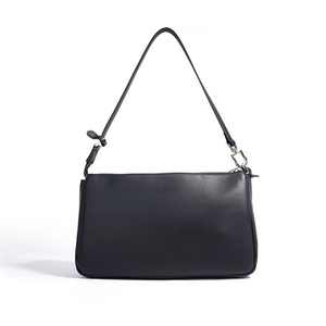 Bolso de Hombro Tipo Tote para Mujer, 2026, Nuevo, Vintage, Moderno, de Cuero Genuino, con Cierre, Portátil, Negro, Gran Capacidad - Product Image 3