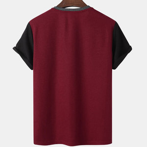 เสื้อยืดแฟชั่นทรงโอเวอร์ไซส์ ไซส์พลัส ใส่สบายสำหรับฤดูร้อน ผู้ชาย ด้านหน้าเรียบ 100% ผ้าฝ้าย ระบายอากาศ แห้งเร็ว สไตล์ลำลอง - Product Image 2