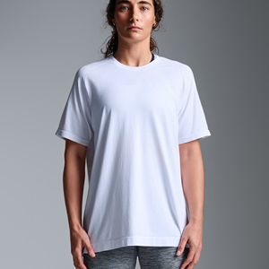 Camiseta de Cuello Redondo Ajustada para Mujer, Lisa, de Manga Corta, Informal, Básica, para Uso Diario - Product Image 1