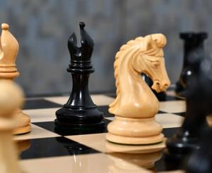 Série Imperial Collector Sinquefield Cup 2014, pièces d'échecs V2.0, roi de 3,75 pouces, ébène et bois de buxus, au meilleur prix - Product Image 2