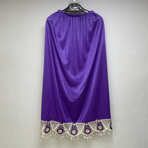 Jupes courtes en satin et soie de haute qualité et élégantes pour femmes africaines et jeunes filles, jupe à taille haute élastique en dentelle - Product Image 2