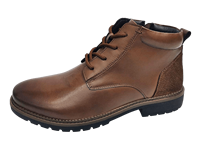 Chaussures de marche décontractées légères pour hommes Dlords Declan en synthétique marron à lacets, semelle intermédiaire et extérieure en EVA, pour toutes les saisons