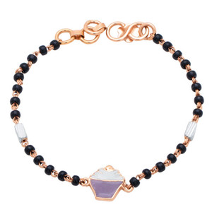 Pulseras de Cadena de Oro 18k al por Mayor para Niños, Certificadas SGL, Brazaletes Religiosos Infantiles, Joyería Personalizada con Diamantes CZ Brillantes Redondos de Fábrica - Product Image 1