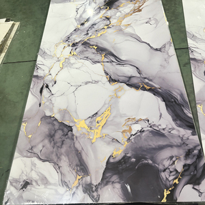 2025 gran oferta Panel de pared de mármol UV impermeable PVC UV hoja de mármol para uso doméstico y hotelero hecho de plástico duradero - Product Image 3