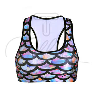 Sujetador Deportivo de Alta Calidad para Tallas Grandes, Hecho en Pakistán, Nuevo Diseño, Ropa de Gimnasio, Sujetador Deportivo para Mujer, Spandex/Nailon Sin Costuras - Product Image 1