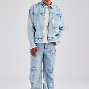 Concevez votre propre veste en jean, veste en jean légère de qualité supérieure, veste d'hiver en jean à séchage rapide pour hommes - Product Image 5
