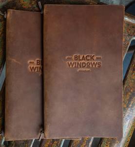 Porta Menús de Cuero Genuino de Lujo para Restaurante, Cafetería, Bar, Mesa de Comedor, Exhibición de Menús LMC-0154 - Product Image 1