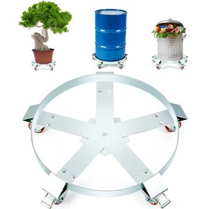 Carrello per Fusti da 55 Galloni, Capacità di Carico 1250 lbs, Carrello Manuale Anti-Ribaltamento con Supporto OEM Personalizzato - Product Image 1