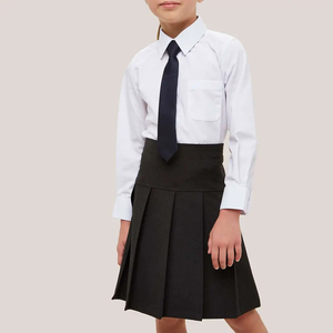 Nouveaux vêtements de sport, uniformes scolaires de haute qualité conçus sur mesure pour les filles, jupe, chemise, polyester, coton, Mad - Product Image 2