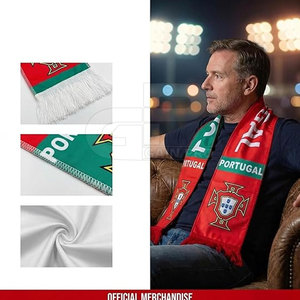 Bufanda Urbana de Fútbol, Elegante, Ligera, Tejido Cálido, Accesorio Moderno para Fanáticos del Fútbol, para Partidos y Uso Diario - Product Image 2