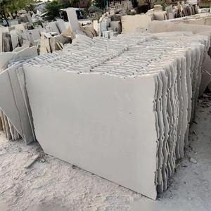 Dalles de pierre de sable blanc très tendance pour le jardin et l'aménagement paysager, avec une finition polie élégante, utilisables en intérieur et en extérieur. - Product Image 2