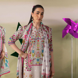 Gul Ahmed présente la collection de pelouses Bagheecha 2026 |   Ensembles de vêtements en tissu lawn imprimé et brodé en 3 pièces | Vêtements pour femmes pakistanaises en gros - Product Image 1
