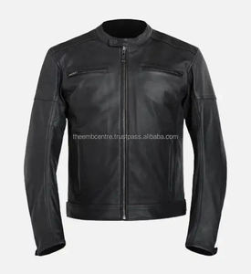 High Quality Premium Design Men's Design Leather Fashion <b>Jacket</b> Regular <b>Fit</b> Mens Men's Stylish <b>Slim</b> <b>Fit</b> Black Leather <b>Jacket</b> - Product Image 1