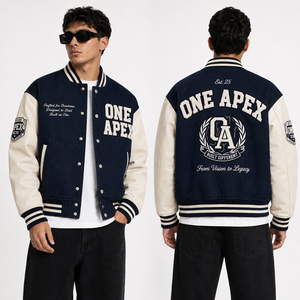Custom Black Wool Leather Varsity <b>Jacket</b> <b>Men</b> Chenille Letterman Bomber <b>Jacket</b> OEM College Streetwear <b>Baseball</b> <b>Jacket</b> - Product Image 5