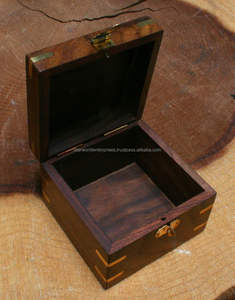 Caja de madera de acacia, caja de súper calidad para joyería, joyero único para el hogar y joyería antigua - Product Image 3