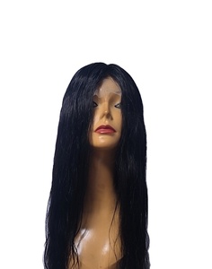 Perruque complète 26 pouces 100% cheveux humains Remy indiens, ondulation naturelle, Lace Front, qualité supérieure, densité moyenne, Taz Hair Bd, perruque sans colle - Product Image 4