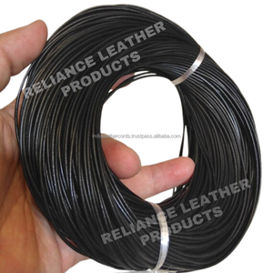 Bobine de cuir véritable noir de 1,5 mm pour la fabrication de bijoux, artisanat DIY, bracelets, porte-clés, composants faits à la main, type de produit - Product Image 3