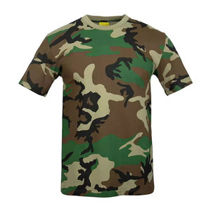 T-shirts de chasse pour hommes à manches courtes respirants et à séchage rapide, 100% coton, légers, pour la pêche et la randonnée en plein air - Product Image 1