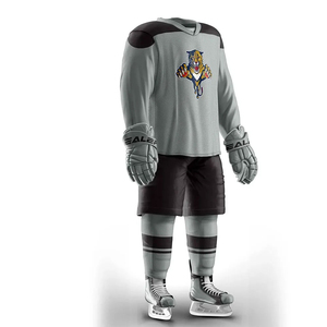 Uniforme de hockey sur glace pour hommes de haute qualité, personnalisé avec logo imprimé, respirant, pour adultes, service OEM en gros, séchage rapide, évacuation de l'humidité - Product Image 2