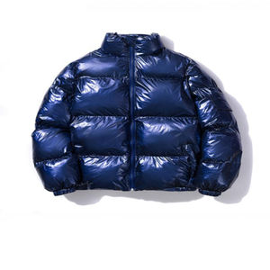 Blouson d'hiver matelassé et rembourré pour homme 2026, coupe-vent chaud en polaire épaisse, décontracté, zippé, style bomber, col montant, doublure en bambou sur le devant - Product Image 3