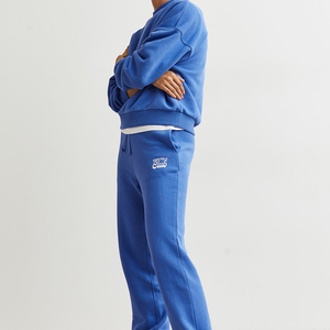 Ensemble de survêtement unisexe respirant coupe ample personnalisé pour l'été : sweat à capuche zippé et pantalon de jogging pour le sport et le streetwear - Product Image 4