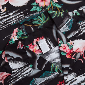 Chemise Hawaïenne Aloha pour Homme à Imprimé Personnalisé de Haute Qualité, Boutonnée, Décontractée, en Satin Tricoté, Qualité Supérieure - Product Image 3