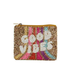 Custom <b>Zip</b> Code Beaded Coin <b>Purse</b> Personalized Hometown Mini Wallet Clutch | Cotton Embroidery Canvas Gift for Travelers - Product Image 5