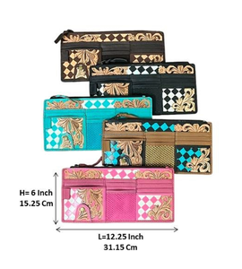 Visera de Cuero Premium Hecha a Mano para Coche con Organizador de Documentos y Cartera, Diseño Multibolsillos con Más de 12 Compartimentos, Accesorios - Product Image 2