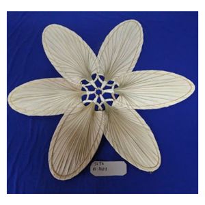 พัดใบปาล์มทำมือจำนวนมาก พัดใบปาล์มสาน ผู้ส่งออกจากเวียดนาม สำหรับของขวัญงานแต่งงาน ของตกแต่งงานปาร์ตี้ และขายปลีก - Product Image 1