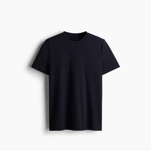 Camiseta de Algodón Pima para Hombre, Corte Entallado, Sensación Premium, Ligera, Transpirable, Manga Corta, Informal para Uso Diario - Product Image 4