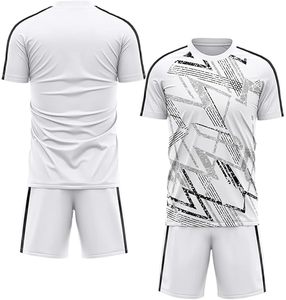 Conjunto de Uniforme de Fútbol de Último Diseño, Conjunto al por Mayor, Conjunto de Uniforme de Fútbol Sublimado de Moda, Transpirable, de Secado Rápido, 100% Poliéster - Product Image 1