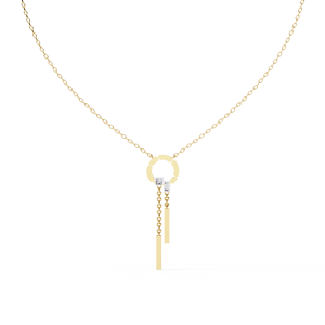 Elegant Geometric Tassel <b>Necklace</b> For Women Sparkling <b>Statement</b> Jewelry For Bridal Wedding Party Anniversary Celebration Evening - Product Image 3