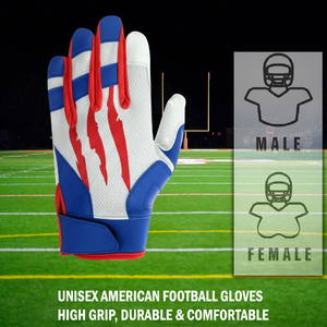 Guantes de Fútbol Americano de Alta Calidad 100% Personalizables con su Propio Logotipo, Uniforme de Fútbol Americano con Impresión Personalizada - Product Image 5
