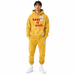Fashion Men Printed Tracksuit <b>Matching</b> Sweatshirt and <b>Joggers</b> Athletic <b>Set</b> for Workout Travel and Casual Wear with OEM ODM - Product Image 6