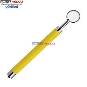 Premium Dental Mouth <b>Mirror</b> <b>LED</b> Light Silver Handle German Stainless Steel Ergonomic Manual Oral Examination Diagnostic <b>Mirror</b> - Product Image 3