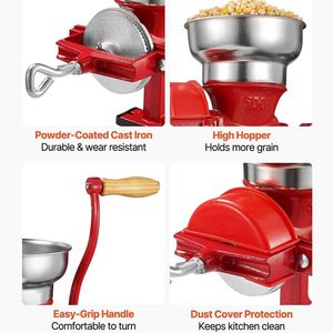 Moulin à café manuel à trémie basse pour céréales, épices, grains de café et noix - Product Image 6