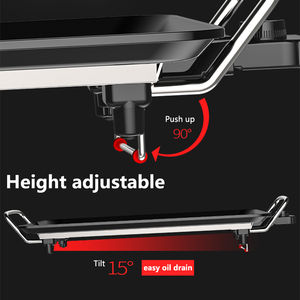 <b>BBQ</b> <b>Grill</b> & Griddle Table Pan Smokeless Household Cooking with Durable Metal Aluminum Griddles - Product Image 5