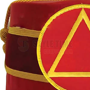 Élégant chapeau maçonnique en forme d'arche pour collection de insignes fraternels, chapeau maçonnique artisanal avec détails de fabrication raffinés - Product Image 5