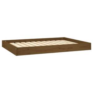 Cama para Perro de Madera de Pino Sólido Color Marrón Miel, Resistente, 40.0 X 29.1 X 3.5 Pulgadas, Camas Duraderas para Mascotas - Product Image 2