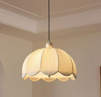 Luminaire suspendu en tissu Nyxora Atelier, luminaire de plafond intérieur, décoration de salon, style moderne, léger, fait main