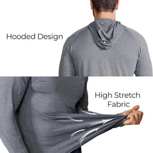 Chemises de pêche anti-humidité personnalisables, extensibles, UPF 50+, manches longues, vêtements marins pour la pêche en bateau côtier - Product Image 5