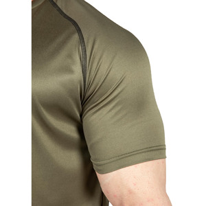 T-shirt personnalisé pour homme en Spandex/Polyester écologique 160 g/m², coupe ajustée, manches courtes, col rond, anti-rétrécissement, respirant, séchage rapide - Product Image 3