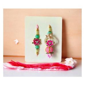 Artículos de Regalo Rakhi para Niños de Moda en Oferta, Empaquetados con Dulces, Diya y Tarjeta de Mensaje, Diseñados en India - Product Image 3