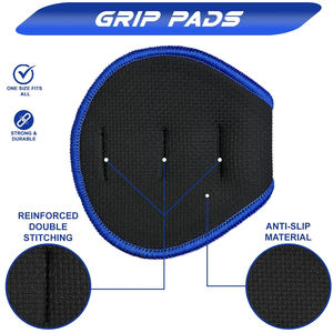 แผ่นรองข้อมือกันลื่น ทำจากยางธรรมชาติ/พีวีซี ทนทาน เป็นมิตรกับสิ่งแวดล้อม ระบายอากาศได้ดี ใช้แทนที่แผ่นรองฝ่ามือสำหรับออกกำลังกาย - Product Image 6