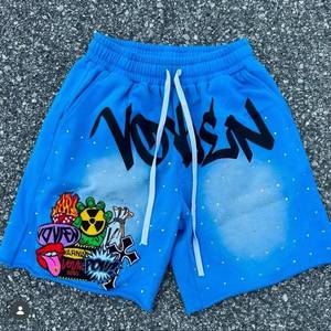 Pantalones Cortos Deportivos AUA para Hombre, Diseño de Lobo Estampado, Transpirables, de Poliéster, con Cordón Ajustable, Corte Regular para Adultos - Product Image 4