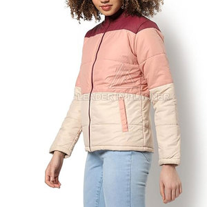 แจ็คเก็ตพัฟเฟอร์แบบมีซิปเต็มตัว คอตั้ง ผ้าถัก ระบายอากาศได้ดี สำหรับผู้หญิง ทรงเข้ารูป แบรนด์ส่วนตัว รุ่นใหม่ล่าสุดสำหรับฤดูหนาว - Product Image 2
