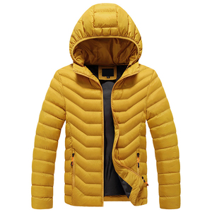 Fabricant de vestes d'hiver matelassées sur mesure, vente en gros de manteaux en duvet matelassés à capuche pour hommes, vêtements d'extérieur légers et chauds, veste d'hiver OEM - Product Image 4